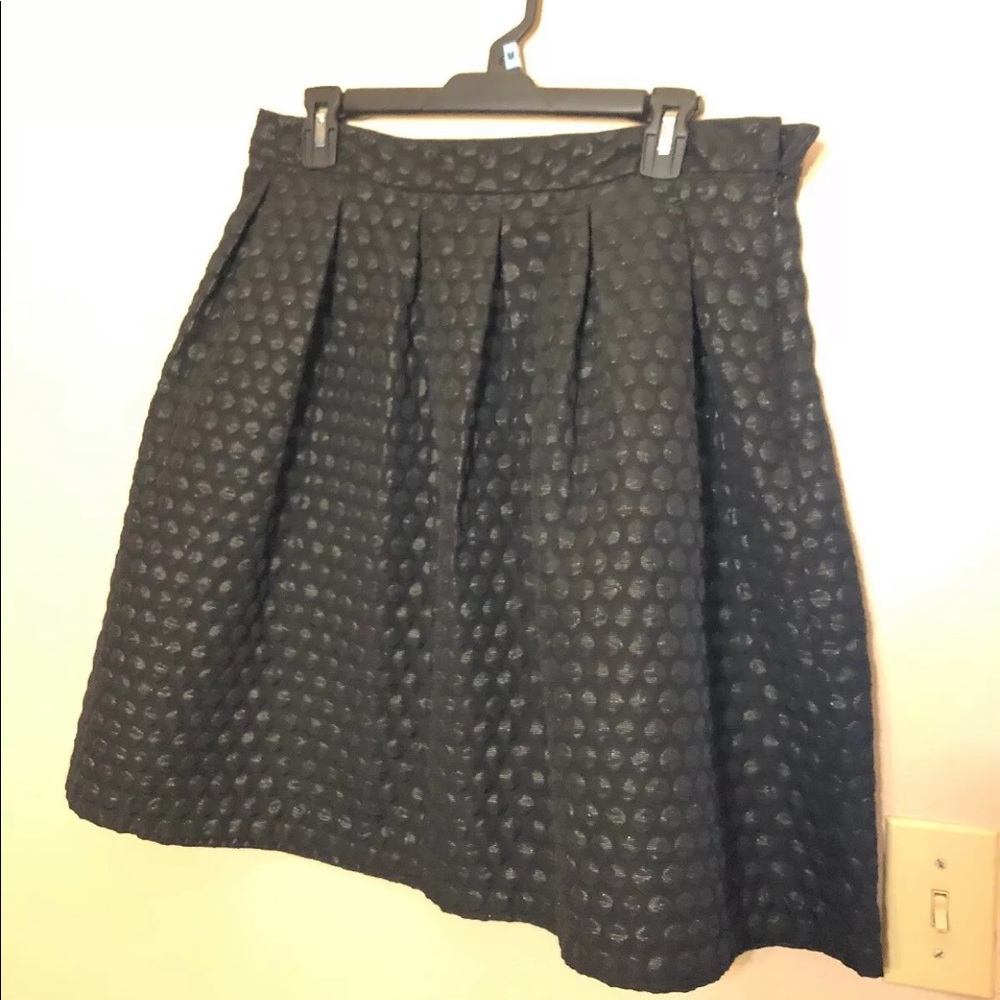Woman's Skirt ELLE Black Pleated Flare Skirt